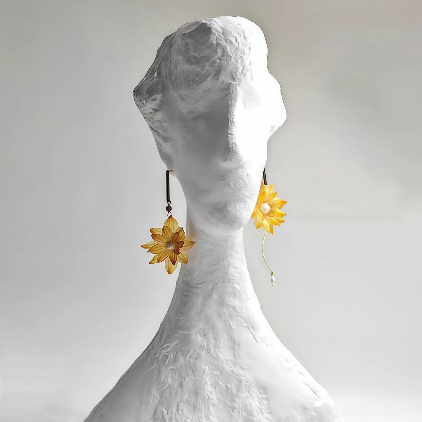 Sunflower Drop Earrings