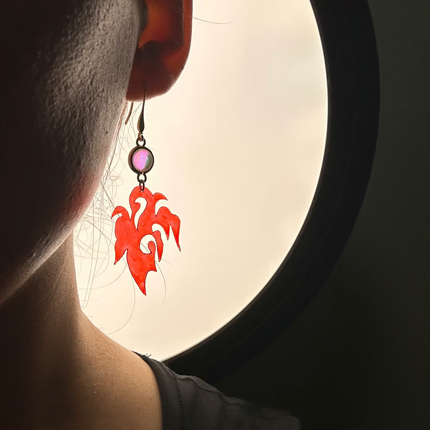 Fortune Flame Drop Earrings