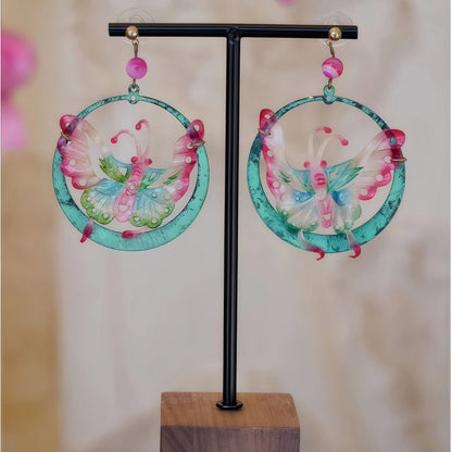 Phantom Butterfly Drop Earrings