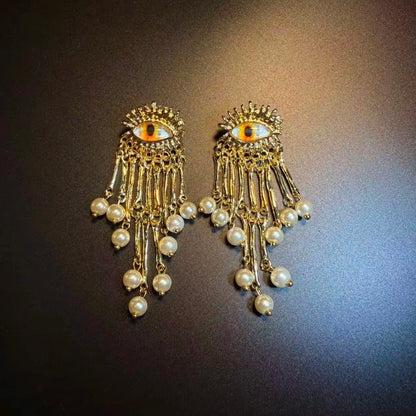 Mystic Eye Vintage Earrings