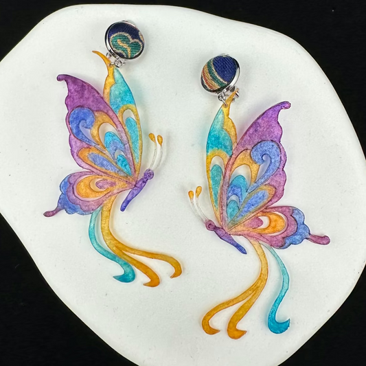 Dancing Butterfly Drop Earrings