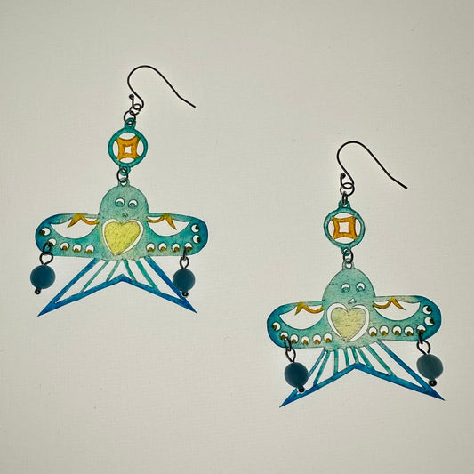 Paper Kite Drop Earrings