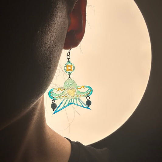 Paper Kite Drop Earrings