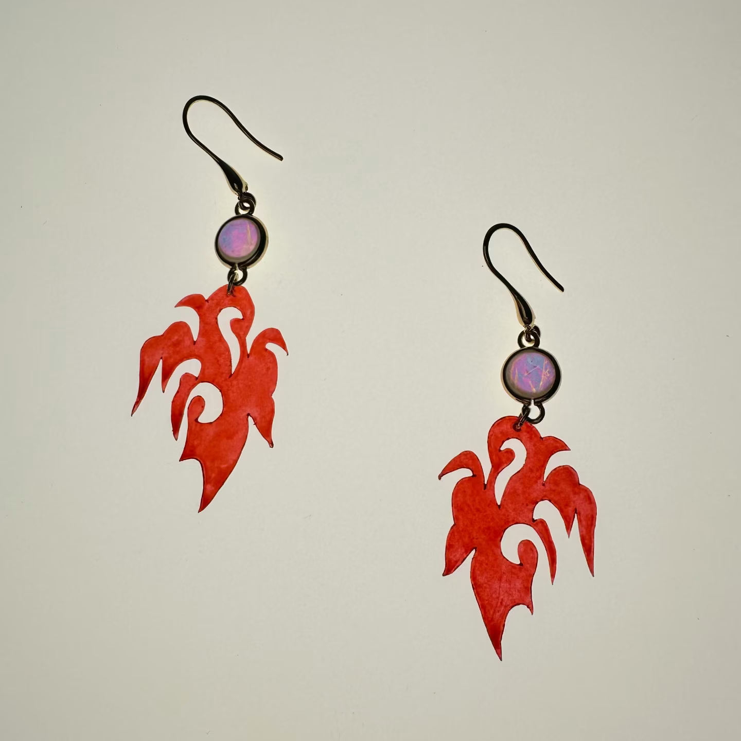Fortune Flame Drop Earrings