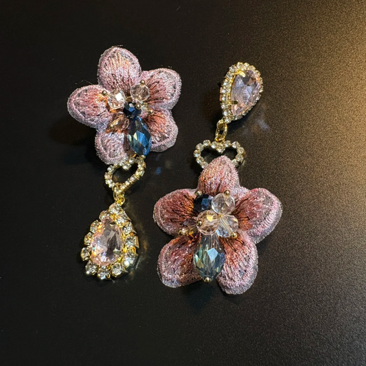 EmbrodGem Vintage Earrings