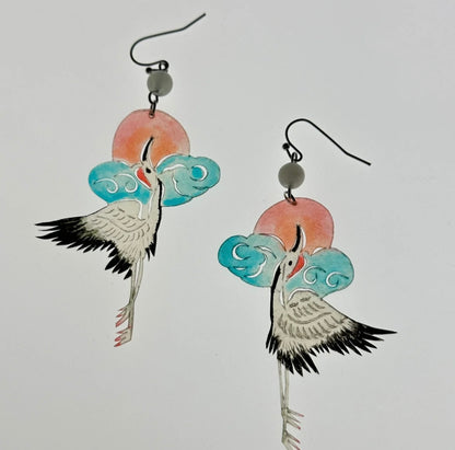 【Soulflight】—— Mythic Bird Silhouette Earrings 